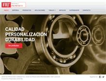 Tablet Screenshot of fbjmexico.com